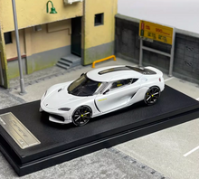 Load image into Gallery viewer, HKM 1:64 White Gemera Super Racing Sports Model Diecast Metal Car