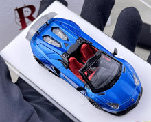 Load image into Gallery viewer, RM 1:64 Blue Aventador LP700-4 LBWK Sports Model Diecast Metal Car New Collection