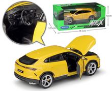 Load image into Gallery viewer, WELLY 1:24 URUS SUV Super Racing Sports Model Diecast Metal Car Display