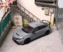 Load image into Gallery viewer, Hobby Japan 1:64 JDM Gray Civic Type R FL5 Engine Model Diecast Metal Car New