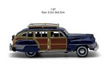 Load image into Gallery viewer, 1:87 Blue Chrysler T&C Woody Wagon Sports Classic Model Diecast Metal Car New Collection