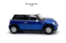 Load image into Gallery viewer, 1:76 Blue Mini Copper S Sports Model Diecast Metal Car