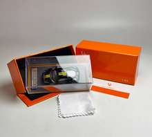 Load image into Gallery viewer, U2 1:64 Black Novitec 488 Pista Racing Sports Model Diecast Resin Car Box