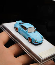 Load image into Gallery viewer, Zincit 1:64 Blue 911 964 Singer DLS Sports Model Diecast Metal Car New Collection