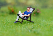 Load image into Gallery viewer, 1:64 Painted Figure Model Miniature Resin Diorama Sand Fishing Fisherman Angeler New Collection