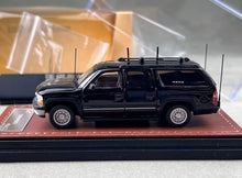Load image into Gallery viewer, MK 1:64 Black Suburban CIA Jamming SUV Sports Model Diecast Metal Car New Collection