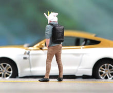 Load image into Gallery viewer, 1:24 Painted Figure Model Miniature Resin Diorama Sand Transformer Head Man