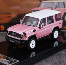 Load image into Gallery viewer, GCD 1:64 Pink Land Cruiser LC70 J76 ORV SUV Model Diecast Metal Car New Collection