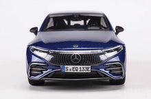 Load image into Gallery viewer, Maisto 1:27 Blue 2022 EQS EV Sedan Sports Model Toy Diecast Metal Car BN