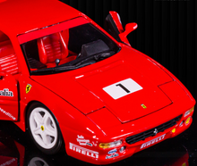 Load image into Gallery viewer, Bburago 1:24 Red F355 Challenge Racing Sports Model Toy Diecast Metal Car BN