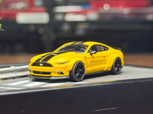 Load image into Gallery viewer, Minigt 1:64 Yellow LBWK Mustang Muscle Sports Model Diecast Metal Car New Collection