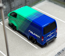 Load image into Gallery viewer, Tarmac 1:64 JDM Hiace Falken Delivery Van Sports Model Diecast Metal Car New Collection