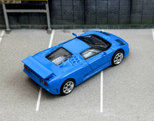 Load image into Gallery viewer, MINIGT 1:64 Blue Bugatti EB110 Super Sports Model Diecast Metal Car New Collection