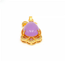 Load image into Gallery viewer, Nature Jade Water Drop Pendant Necklace Gift Jewelry charm Blessing Lucky New e