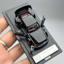 Load image into Gallery viewer, FG 1:64 Black RWB 930 Figure Sports Open Model Diecast Metal Car New Collection