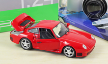 Load image into Gallery viewer, WELLY 1:24 959 Classic Super Racinng Sport Model Diecast Metal Car Display