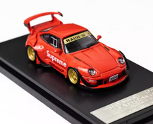 Load image into Gallery viewer, SW 1:64 Red 911 RWB 993 Racing Sports Model Diecast Metal Car New Collection