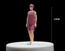 Load image into Gallery viewer, 1:64 Painted Figure Mini Model Miniature Resin Diorama Sand Trendy Man Boy Fancy