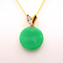 Load image into Gallery viewer, Nature Jade Round Fruit Shape Pendant Necklace Gift Jewelry charm Blessing Lucky