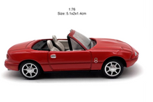 Load image into Gallery viewer, 1:76 Red MX-5 Miata MK1 Convertible Sports Model Diecast Metal Car New Collection