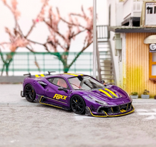 Load image into Gallery viewer, Fuelme 1:64 Purple Mansory F8XX Racing Sports Model Diecast Resin Car New