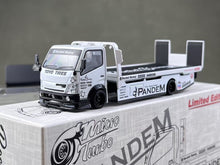 Load image into Gallery viewer, MT 1:64 White Pandem H300 Flatbed Tow Truck Custom Model Diecast Metal Car BN