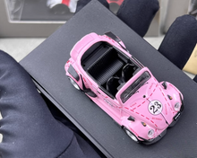 Load image into Gallery viewer, HKM 1:64 Pink VW RWB Beetle #23 Convertible Sports Model Diecast Metal Car New Collection