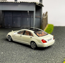 Load image into Gallery viewer, MH 1:64 White S-Class S600L W221 Luxury Sedan Sports Model Diecast Metal Car