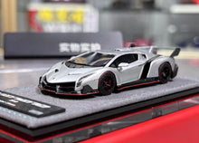 Load image into Gallery viewer, DMH 1:64 Silver Veneno Racing Sports Model Diecast Resin Car BN