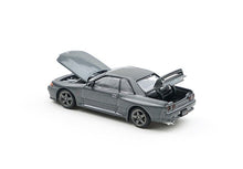 Load image into Gallery viewer, Poprace 1:64 JDM Gray Skyline GTR R32 Sports Model Diecast Metal Car New Collection
