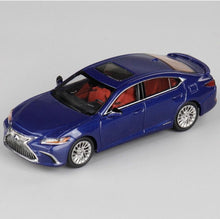 Load image into Gallery viewer, JKM 1:64 Blue ES300h Luxury Sedan Sports Model Diecast Metal Car New Collection
