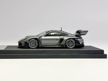 Load image into Gallery viewer, HKM 1:64 Gray 911 GT3 R 992 Rennsport Sport Model Diecast Metal Car New Collection