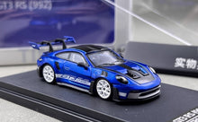Load image into Gallery viewer, TM 1:64 San Marino Blue 911 992 GT3 RS Sports Model Diecast Metal Car New Collection