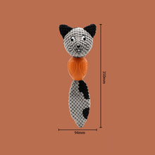 Load image into Gallery viewer, Dog Squeaky Toys Chew Puppy Rubber Fluffy Toy Durable Feeding Puzzle Safe Pet