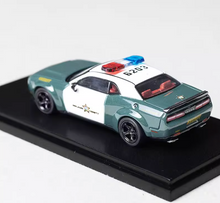 Load image into Gallery viewer, FW 1:64 Police Sheriff SRT Hellcat Muscle Sports Model Diecast Metal Car BN