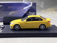 Load image into Gallery viewer, King 1:64 Yellow C63 AMG W204 Sedan Sports Model Diecast Metal Car New Collection