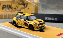 Load image into Gallery viewer, CC 1:64 Yellow Mini Cooper Widebody Sports Model Diecast Metal Car New Collection