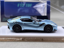 Load image into Gallery viewer, SH 1:64 Ice Blue F12 TDF V12 Racing Sports Model Diecast Metal Car New Collection