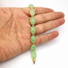 Load image into Gallery viewer, Nature Jade Beaded Bracelet Jewelry Blessing Lucky Fortune Gift For Her Lime e