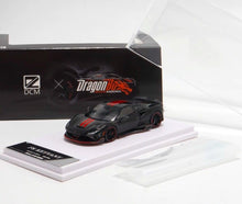 Load image into Gallery viewer, DCM 1:64 Black F8 Keyvany Racing Sports Model Diecast Metal Car New Collection