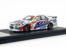 Load image into Gallery viewer, Mortal 1:64 White JP D1 Ken Skyline GTR ER34 Sport Model Diecast Metal Car New Collection