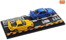 Load image into Gallery viewer, 1:64 JDM Comic Initial D RX7 FD GTR R34 Sports Model Diecast Metal Car New