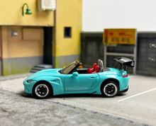 Load image into Gallery viewer, SW 1:64 Blue Miata MX5 Pandem Roadster Sports Model Diecast Metal Car New Collection