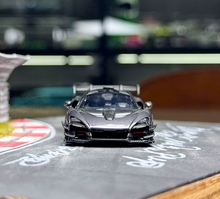Load image into Gallery viewer, CM 1:64 Gray Senna GTR Racing Sports Model Diecast Metal Car New Collection
