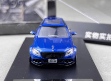 Load image into Gallery viewer, DCM 1:64 Blue VIP C63S AMG S205 Wagon Touring Sports Model Diecast Metal Car