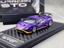 Load image into Gallery viewer, LCD 1:64 Purple Huracan STO Sports Model Diecast Metal Car New Collection
