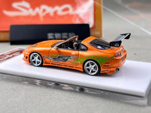 Load image into Gallery viewer, FS 1:64 Orange Supra A80 Convertible Figure Sports Model Diecast Metal Car New Collection
