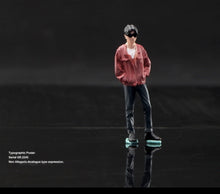 Load image into Gallery viewer, 1:64 Painted Figure Mini Model Miniature Resin Diorama Sunglasses Man Boy Trendy