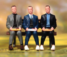 Load image into Gallery viewer, 1:64 Painted Figure Model Miniature Resin Diorama Sand Sitting Man in Suit Toy New Collection