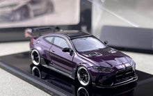 Load image into Gallery viewer, SW 1:64 Purple M4 ADRO BODY KIT Coupe Sports Model Diecast Metal Car New Collection